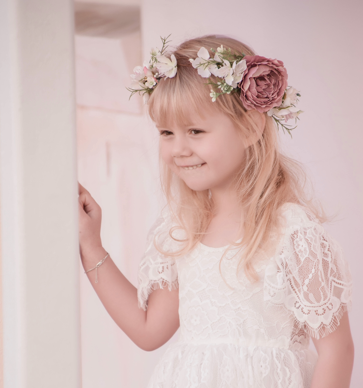 Marilyn Flower Crown - Coco Blush Boutique - Where little girls dreams ...