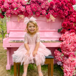 blush pink dress