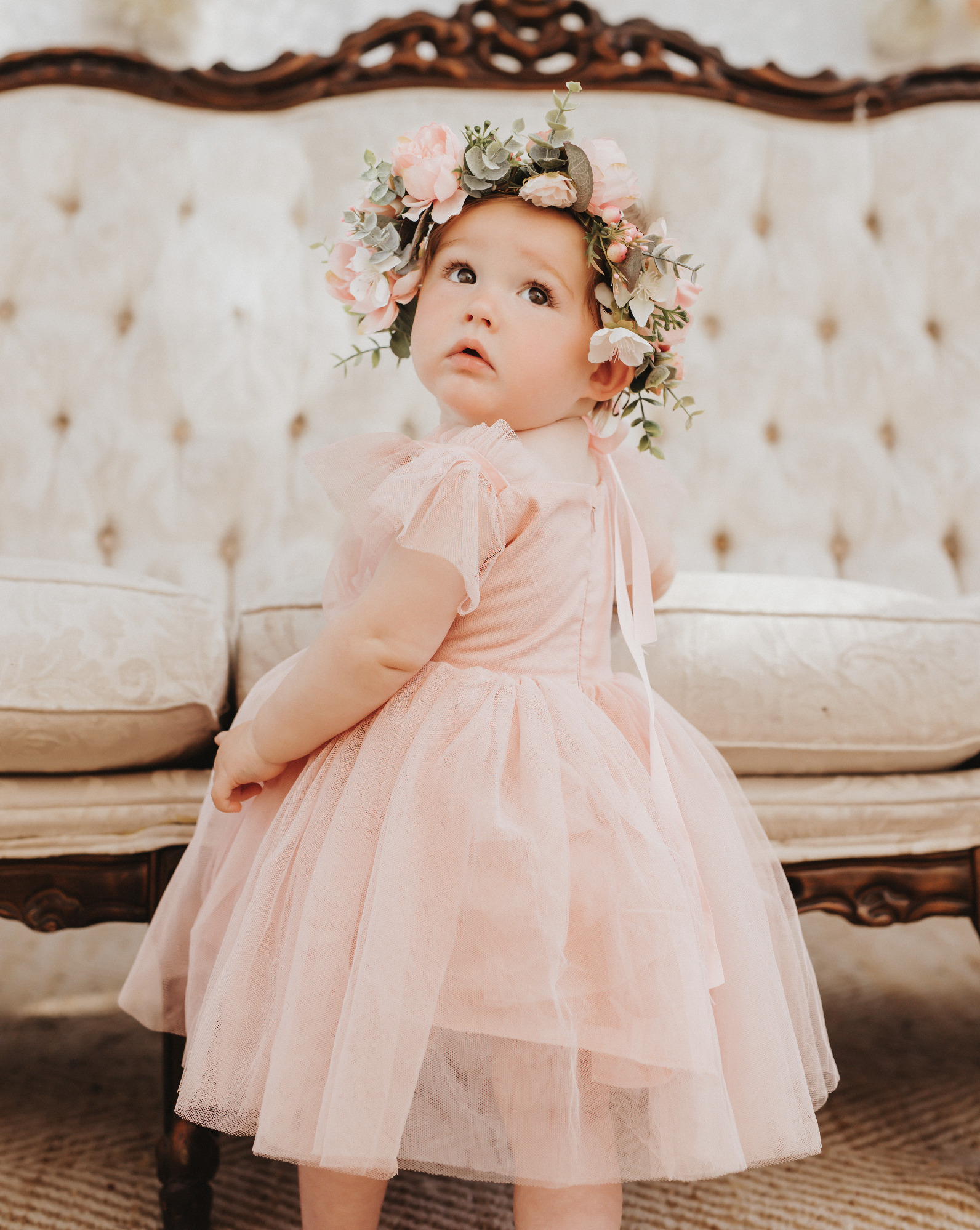 Elevate Any Occasion with Blush Spring Girls Party Dress